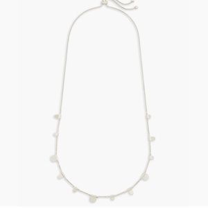 Kendra Scott Olive Necklace - Bright Silver